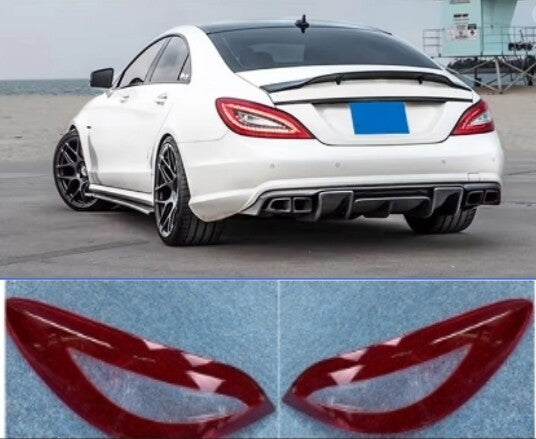 2X Pair Rear Tail Light Lamp Cover Shell Fit For Mercedes-Benz CLS W218 2012-14