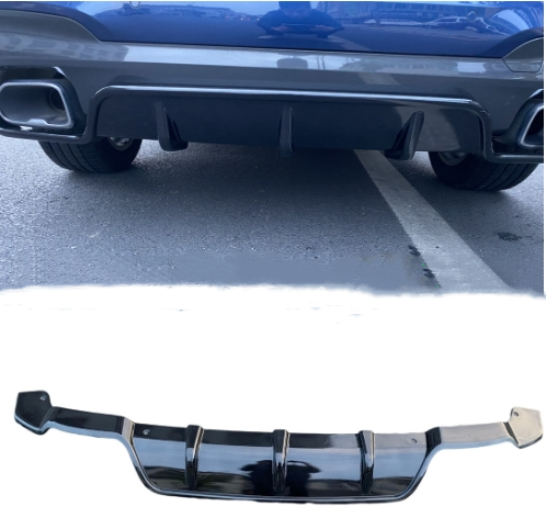 For BMW X3 G01 2018-2024 Gloss Black Rear Bumper Diffuser Lip Spoiler Refit 1PC