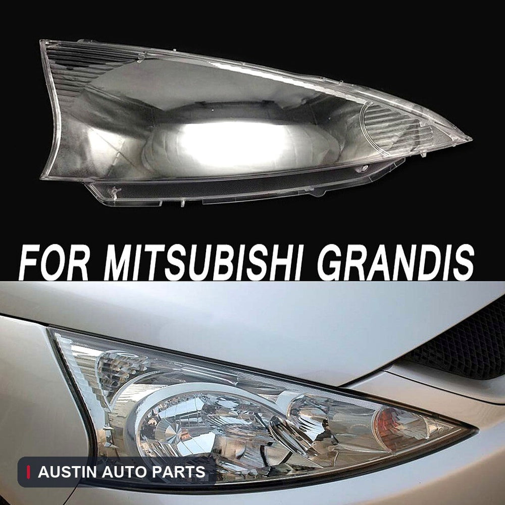 Fits Mitsubishi Grandis Transparent Headlight Cover Lens Right Lamp Case