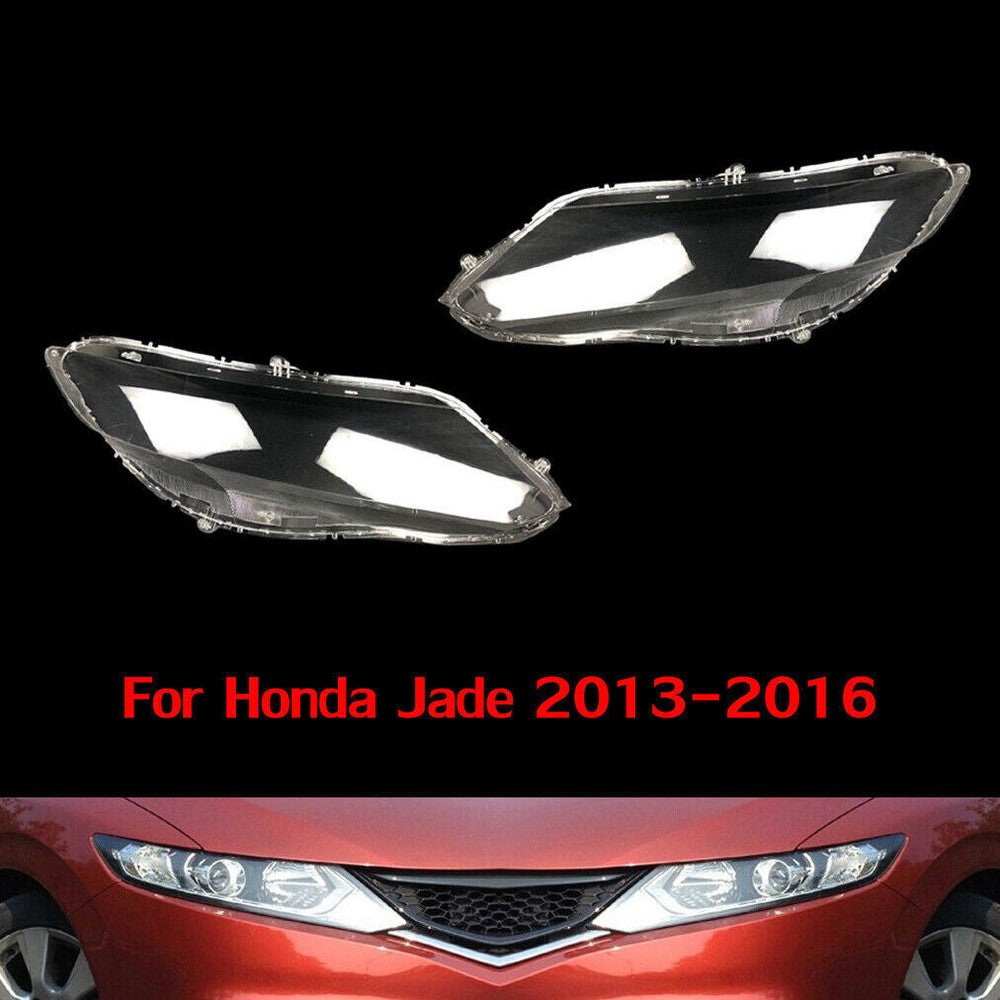 for Honda Jade 2013-2016 Car Pair of Headlamps Clear Headlight Lens Shell