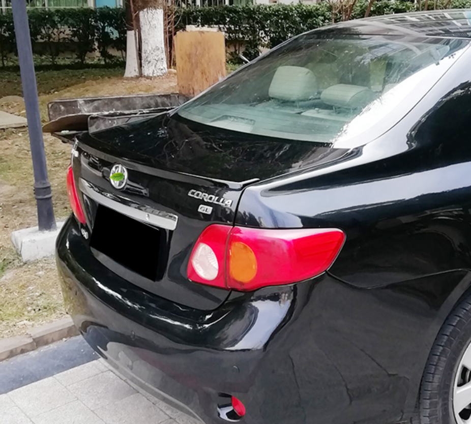 for 2009-2013 Toyota Corolla Factory Style Rear Trunk Lip Wing Spoiler Black