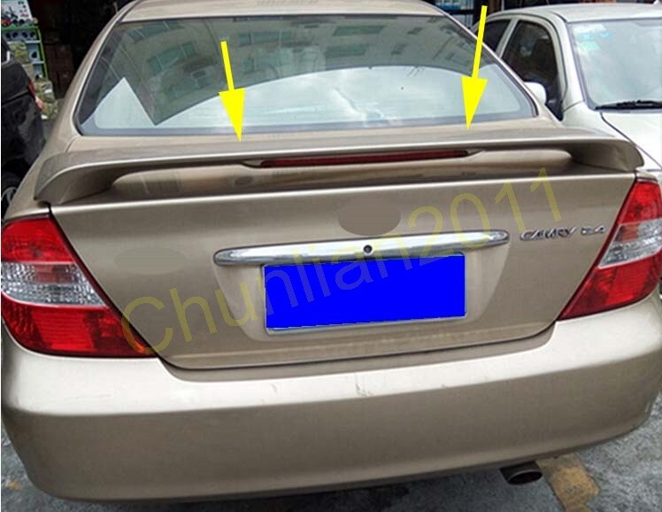 for 2002-2005 Toyota Camry Rear Factory Style Spoiler Wing ABS with LED Light