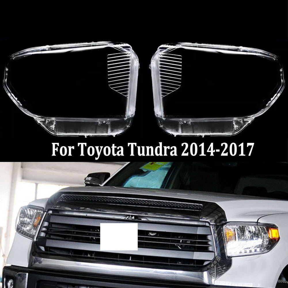 Fits Toyota Tundra 2014-2017 Headlight Headlamp Clear Lens Left Right Cover