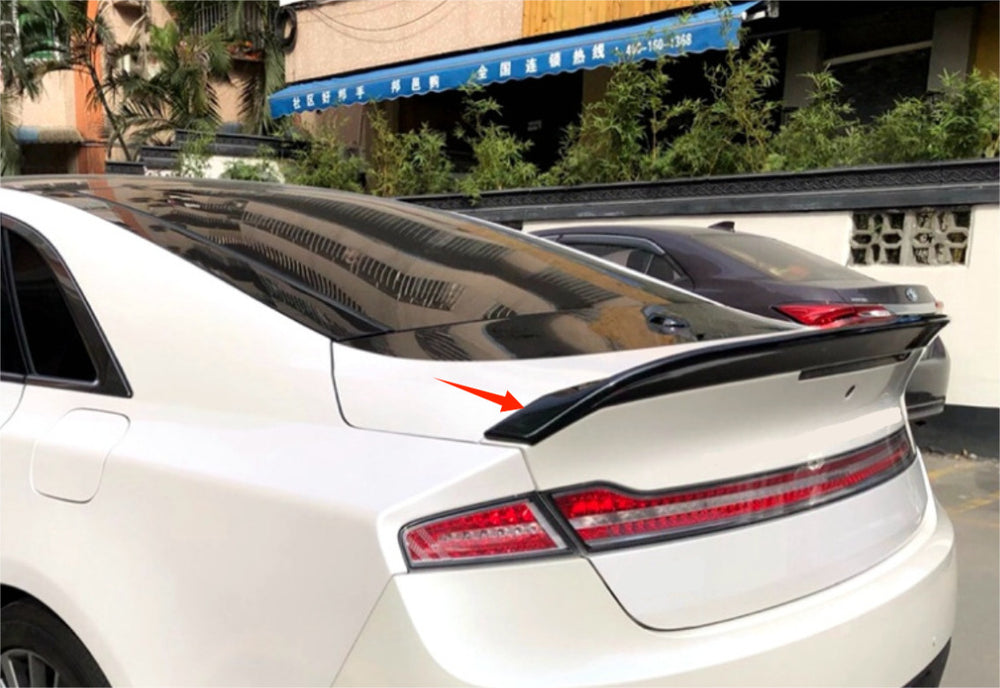 for 2013-2020 Lincoln MKZ Sedan Glossy Black ABS Rear Trunk Spoiler Wing