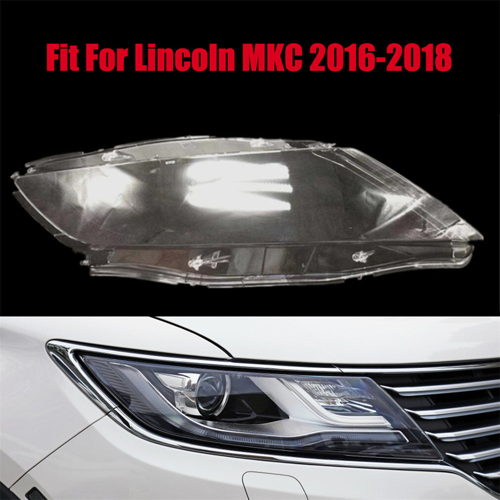 for Lincoln MKC 2016-2018 Headlight Headlamp Clear Lens Right Cover