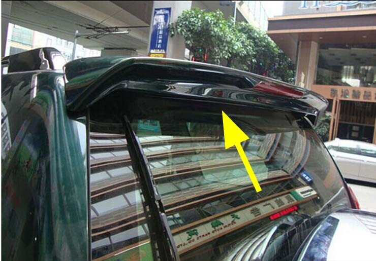 for 2003-2009 Toyota Prado FJ120 Plastic Rear Trunk Boot Lip Wing Spoiler ABS