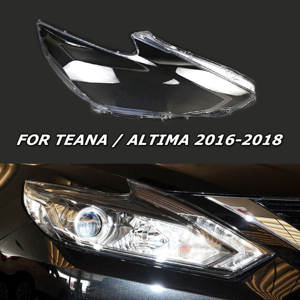 Headlight Cover Clear Auto Shell HeadLamp Lens for Teana 2016-2018 Replace Right