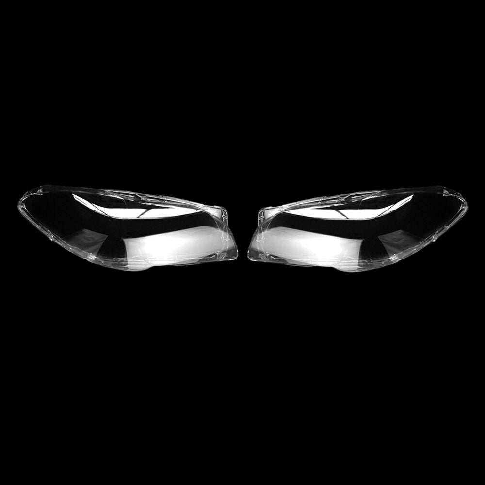 Fits BMW 5 Series F10 F18 2011-2017 Pair Transparent Headlight Cover Shell Lens