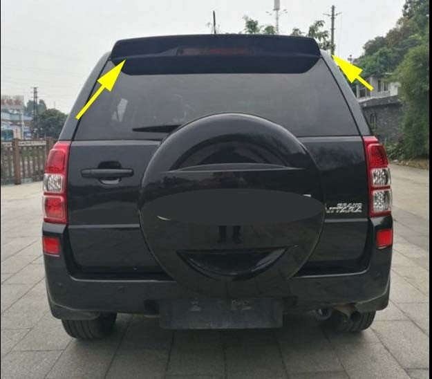 for 2006-2014 Suzuki Grand Vitara Painted Factory Style Rear Spoiler Wing Black