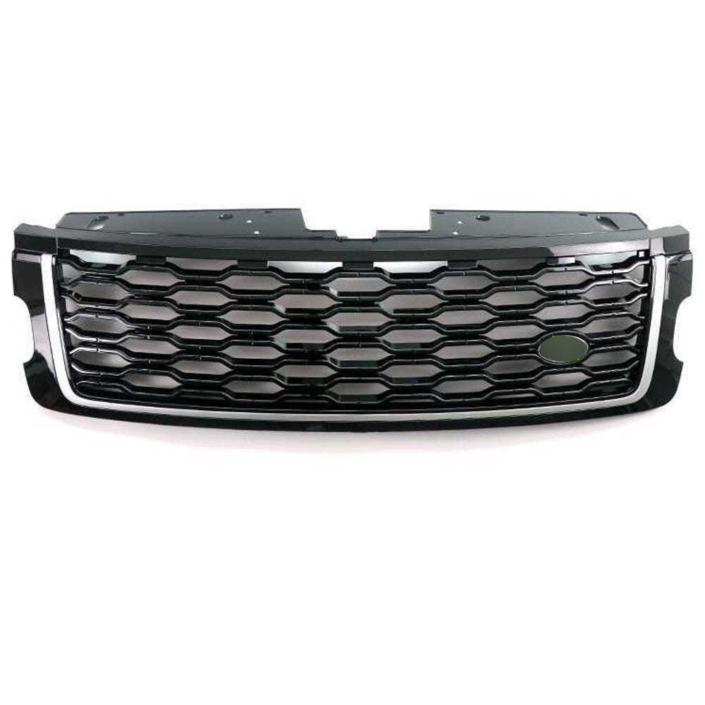 Front Grill Bumper Upper Mesh Grille Fit For LR Range Rover L405 2018-2022 Black