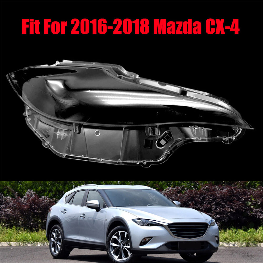 For 2016-2018 Mazda CX-4 Right Side Headlight Headlamp Clear Lens Cover