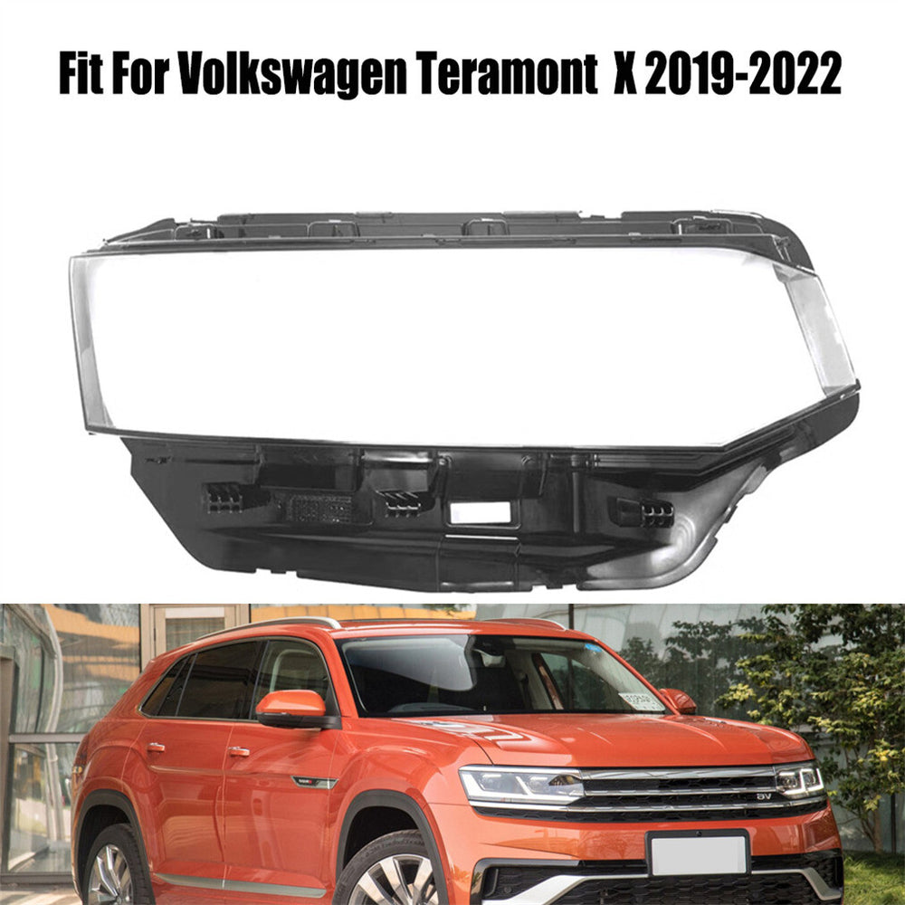 For Volkswagen Teramont X 2019-2022 Headlight Headlamp Clear Lens Right Cover