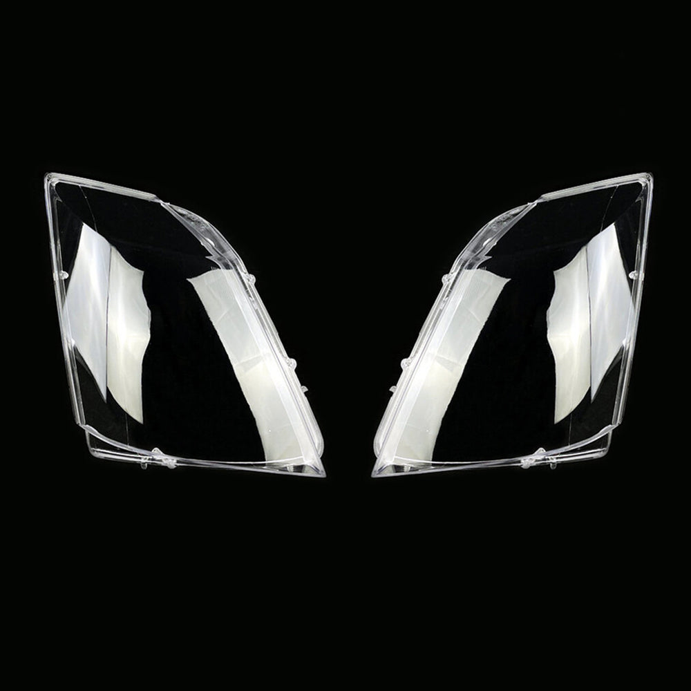 Fits Cadillac CTS 2008-2013 Transparent 2Pcs Headlight Cover Lens Lamp Shell