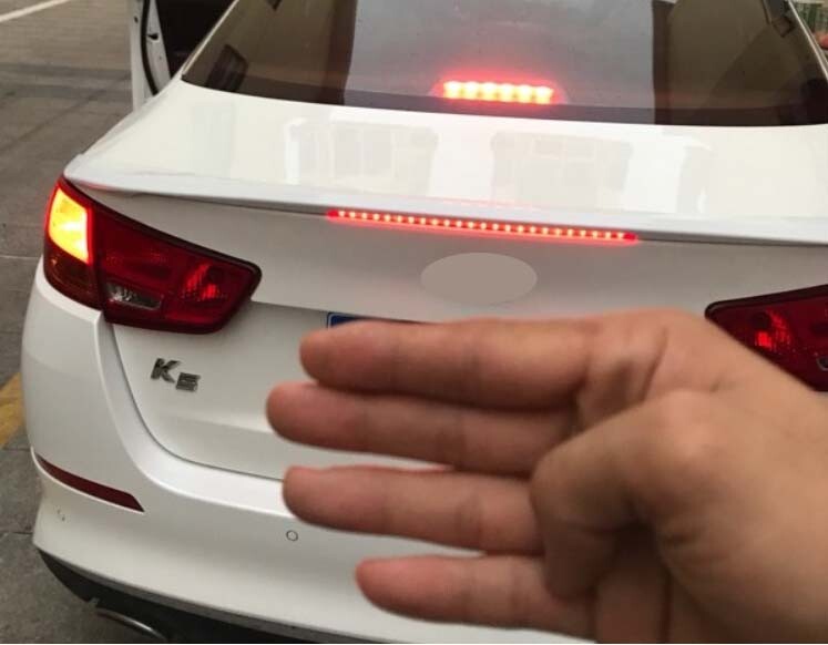 For 2014-2015 Kia Optima K5 Rear Fit Trunk Factory Style Spoiler Wing With Light