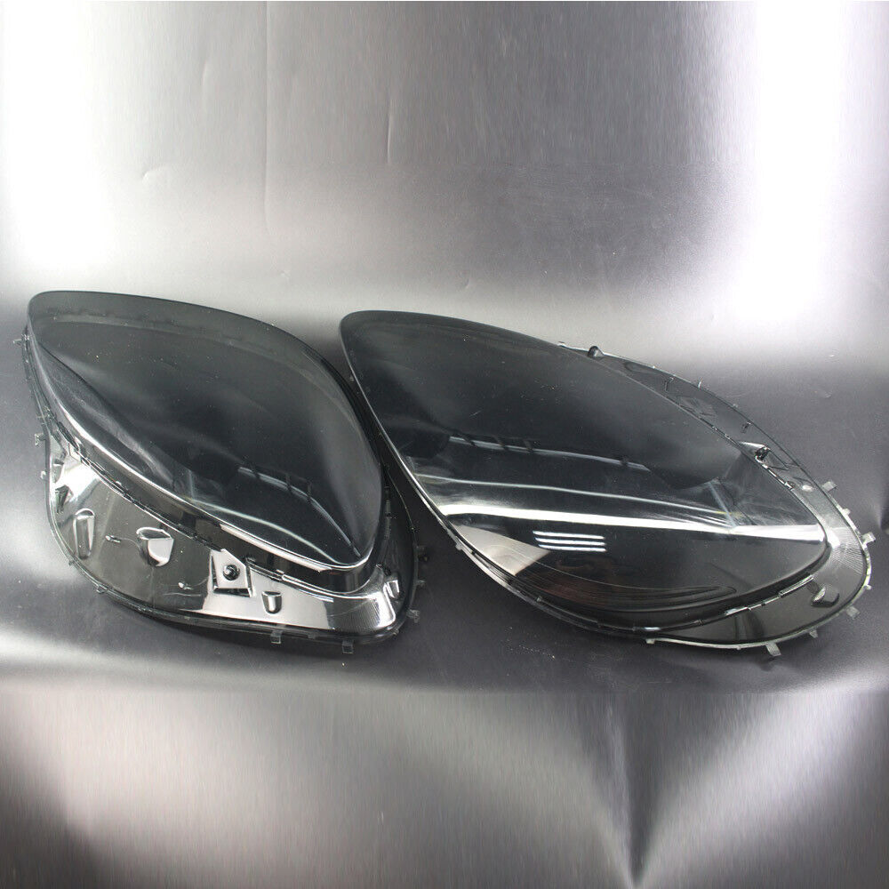 Headlight Headlamp Smoke Lens Cover Shell Left & Right for Corvette C6 05-13
