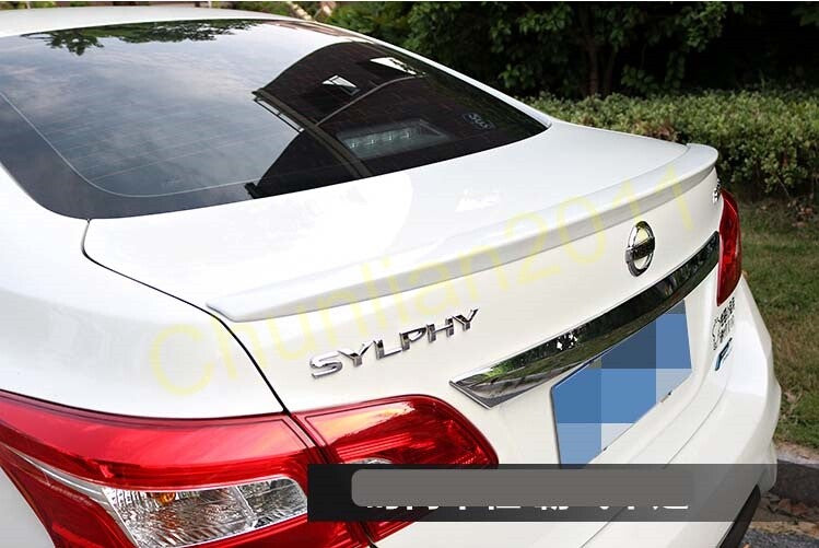 for 13-19 Nissan Sentra Factory Style Trunk Spoiler Boot Lip Wing ABS Unpainted