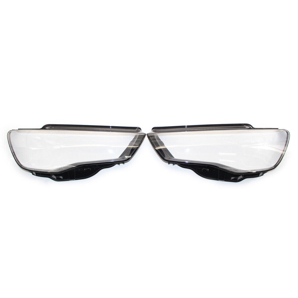 for Audi A3 2013-2016 Clear Left + Right Headlight Headlamp Lens Cover Shell