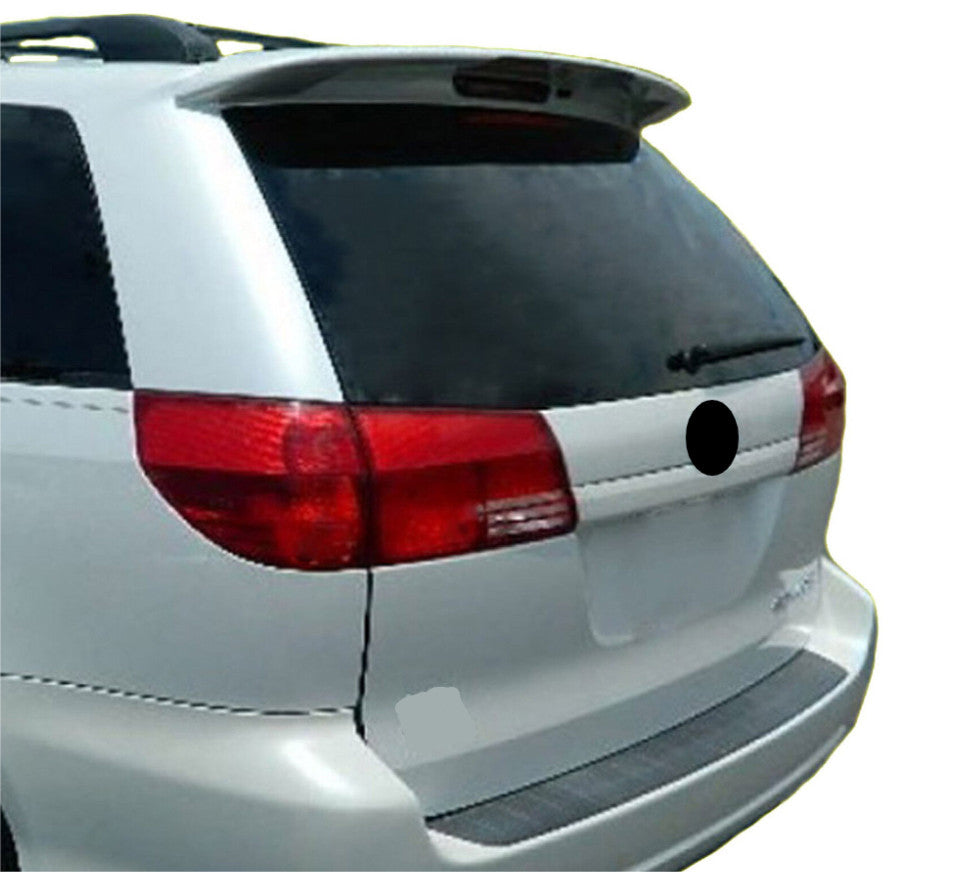 For 2004-2010 Toyota Sienna Unpainted Roof Rear Spoiler Wing Lip Without Light