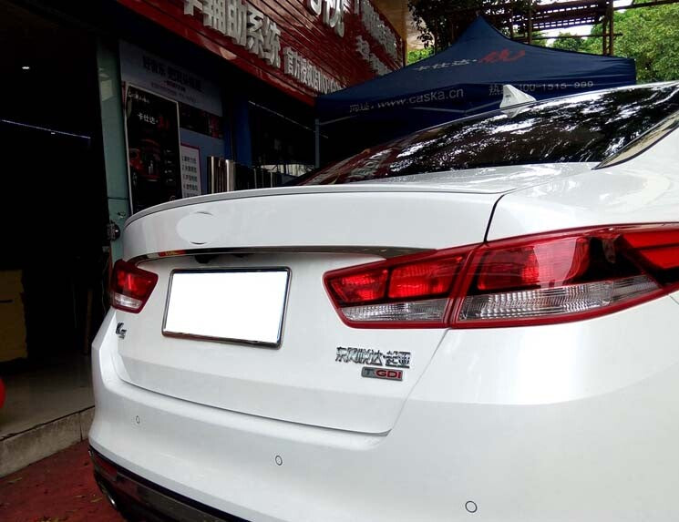 For 2016-2018 Kia Optima K5 Sedan Fit Rear Trunk Factory Style Spoiler Wing ABS