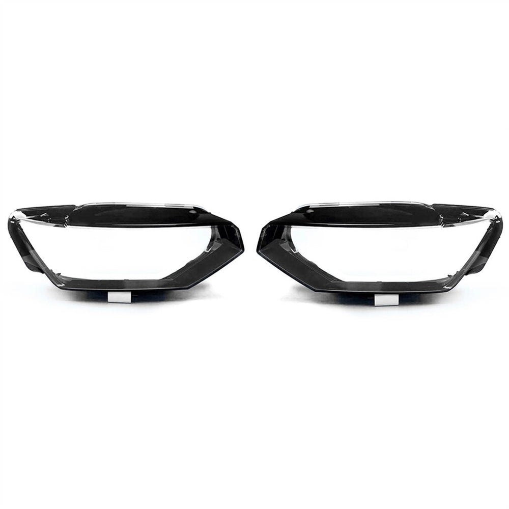 Headlight Headlamp Clear Lens Cover Pair for Volkswagen Tayron 2019-2021