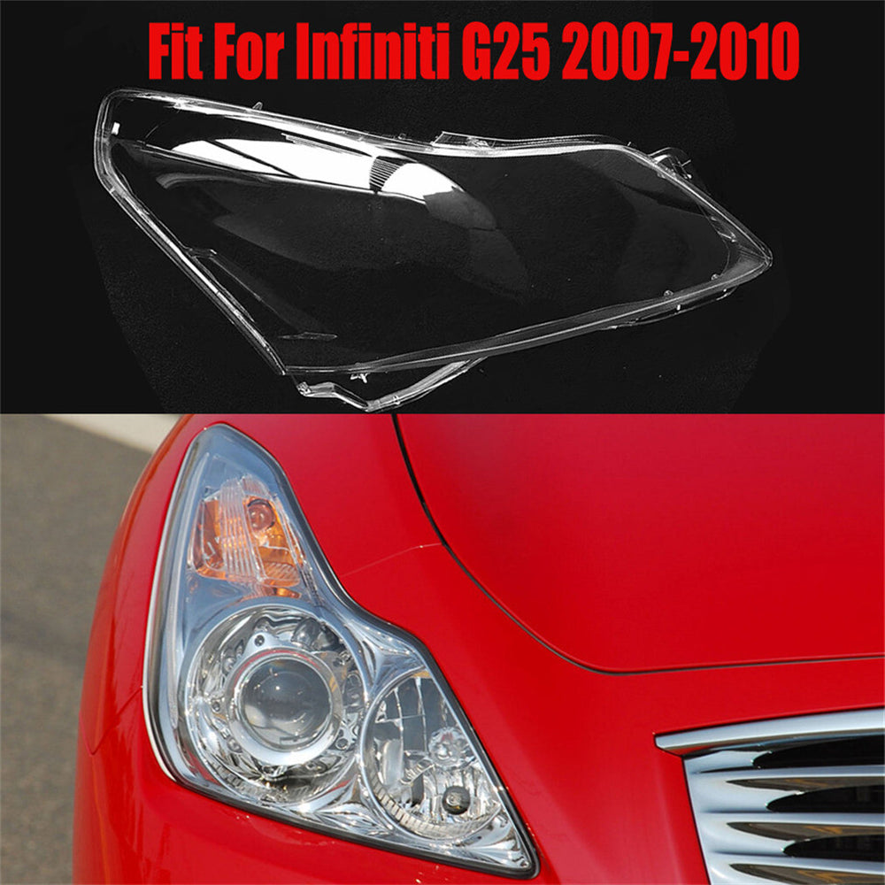 Fits Infiniti G25 2007-2010 Headlight Headlamp Lens Cover Right Side