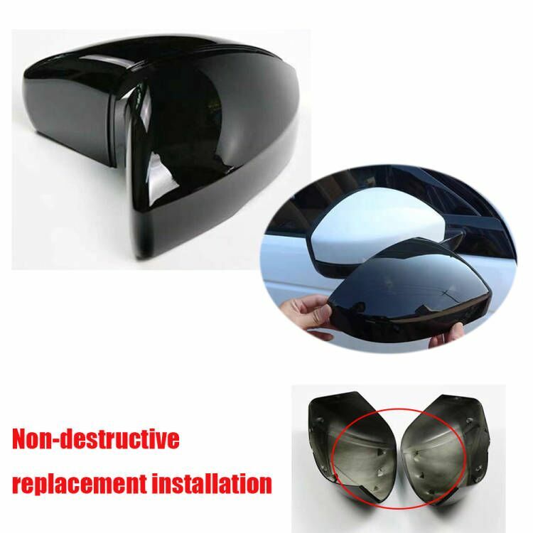 Rearview Mirror Cover Replacement Caps For Range Rover L405 2013-2022 Black