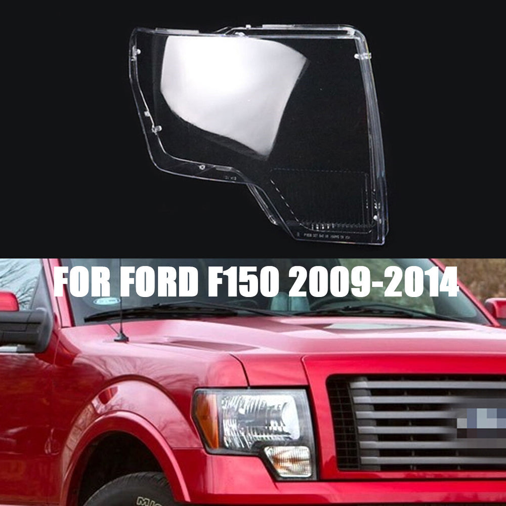 For Ford F150 2009-2014 for Auto Light Shell Headlight Lens Cover Clear Right