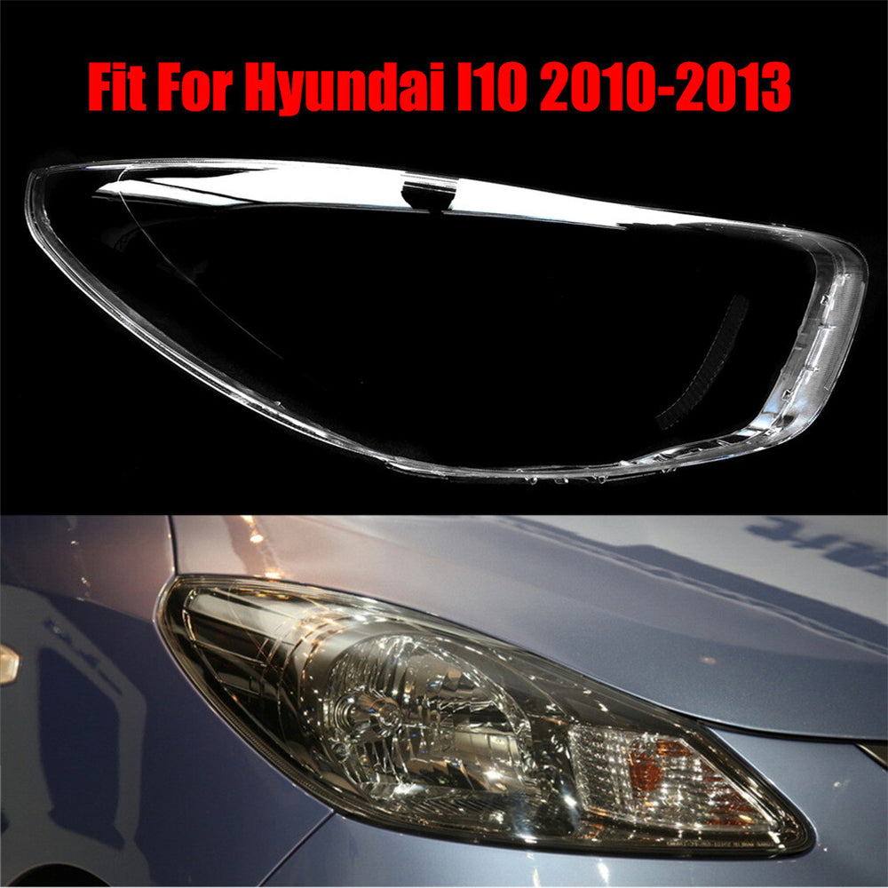 Headlight Headlamp Clear Lens Right Cover for Hyundai I10 2010-2013