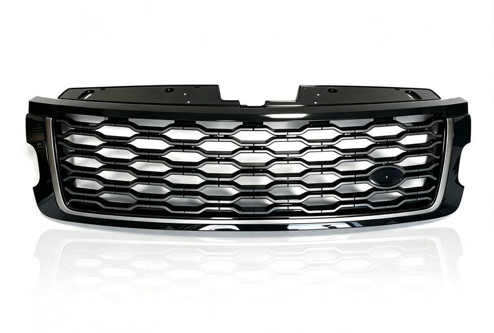 Gray Front Bumper Grill Mesh Vent Grille For LR Range Rover Vogue L405 2018-2022