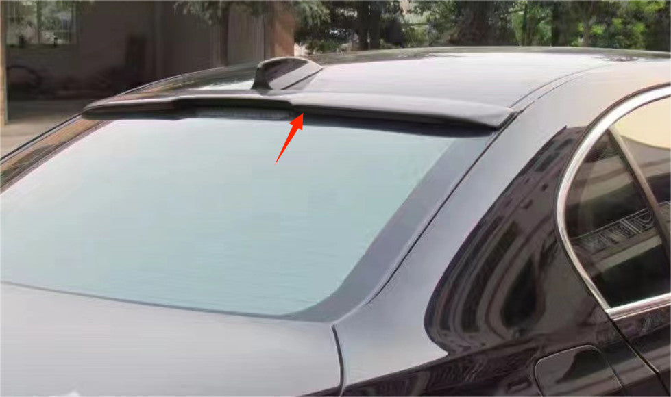 For 2004-2010 BMW 5 Series E60 525i 530i 550i Sedan Roof Spoiler Wing ABS Black