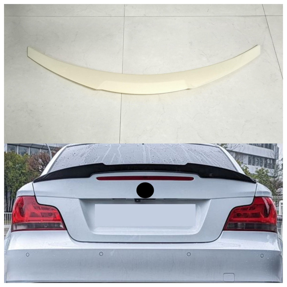 For 2007-2013 BMW 1 Series E82 E88 Coupe 2DR Rear Trunk Unpainted Spoiler Wing