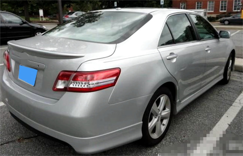 For 2007-2011 Toyota Camry Sedan Rear Factory Style ABS Silver Spoiler Wing Lip
