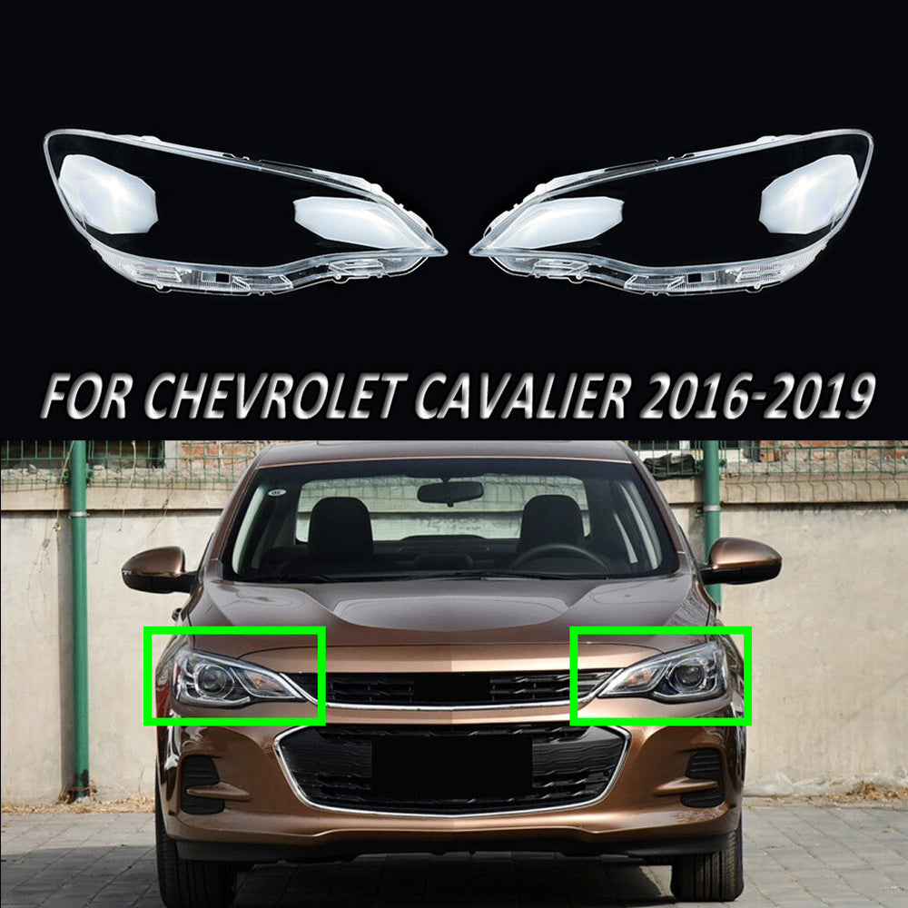 For Chevrolet Cavalier 2016-2019 Lamp Shell Headlight Lens Cover Transparent