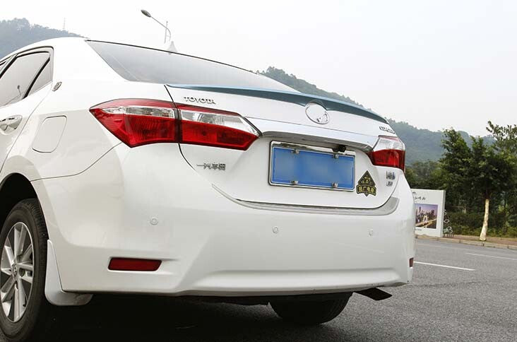 for 2014-2018 Toyota Corolla 1PCS Rear Style Spoiler Factory ABS Small Lip Wing