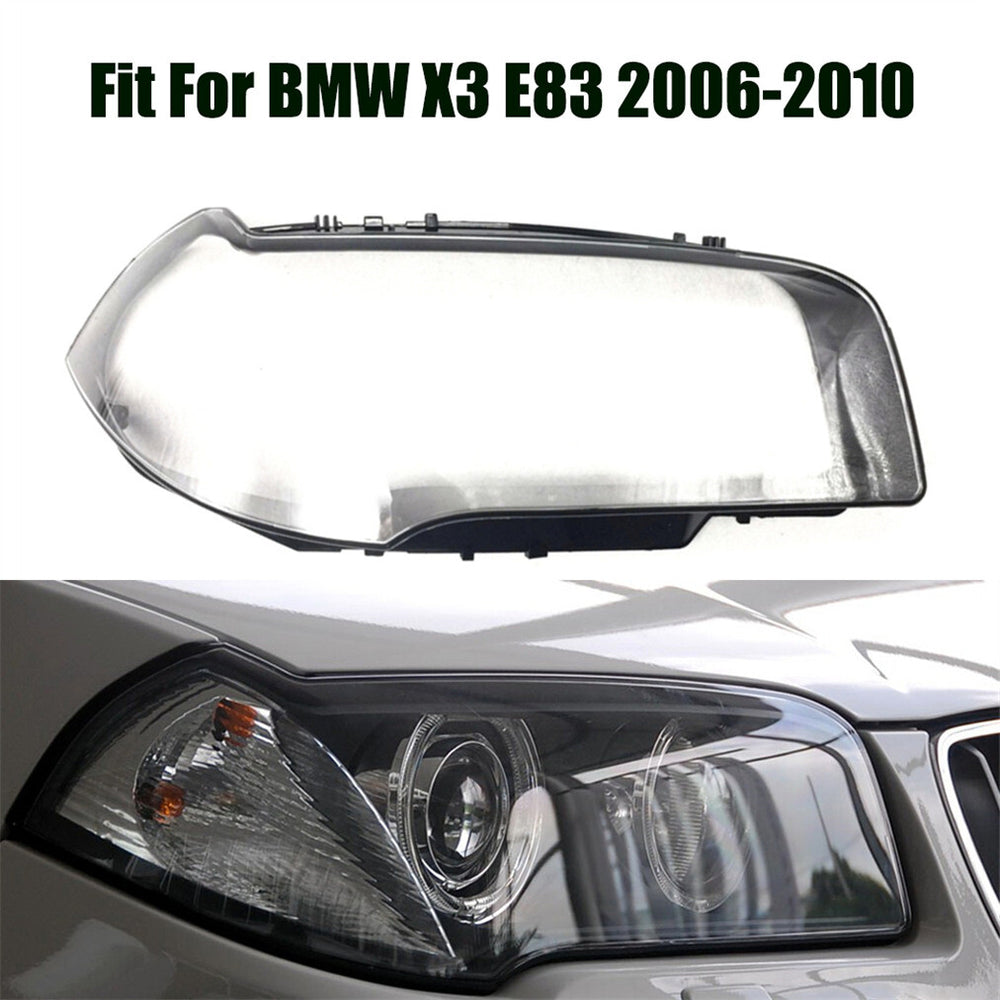 for BMW X3 E83 2006-2010 Headlight Headlamp Clear Lens Right Cover