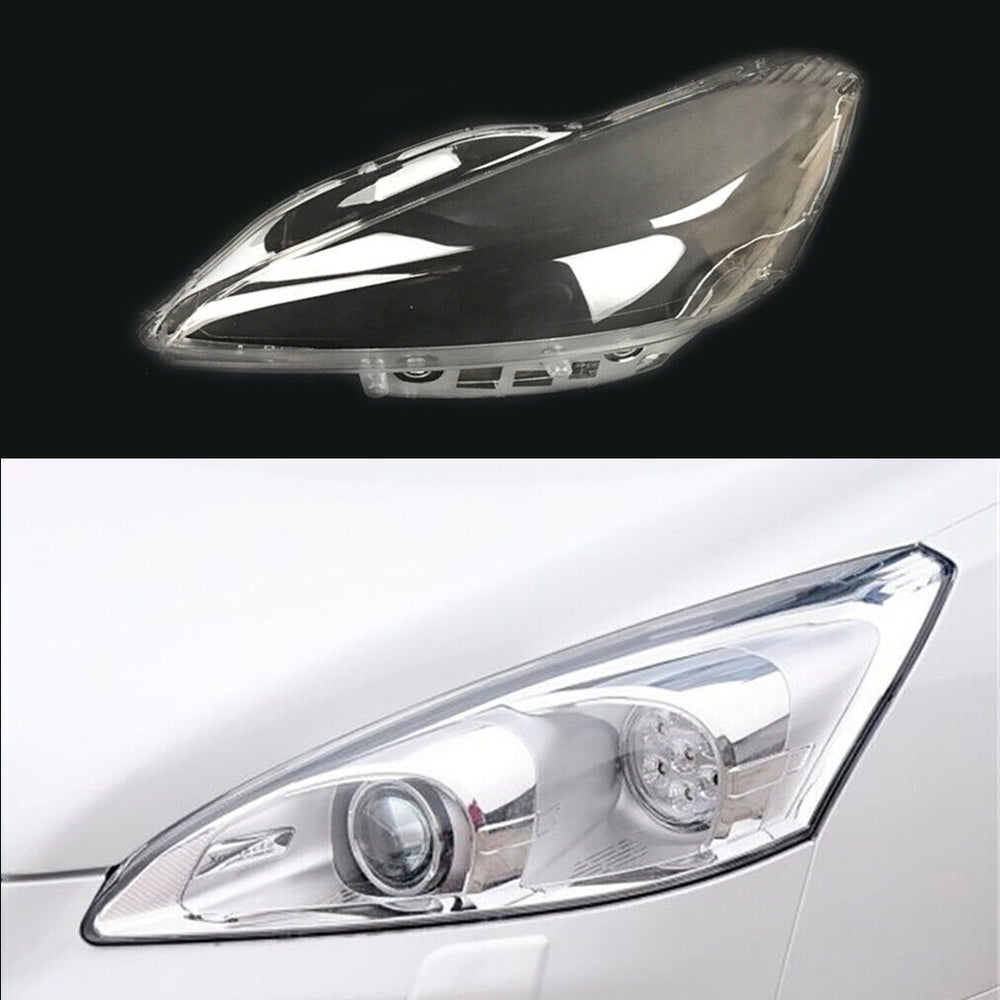 Transparent Lampshade Headlight Lens Shell Left Side for Peugeot 508 2011-2014