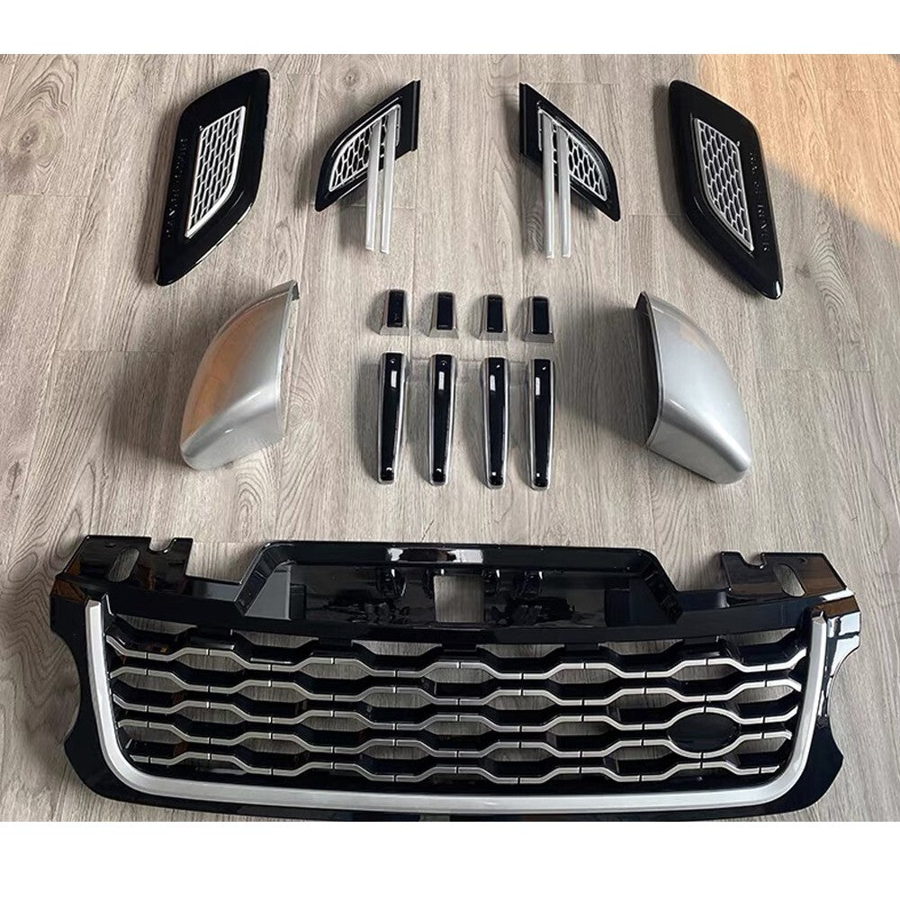 Front Grille Side Vents Trim Handle Mirror Cover For Range Rover Sport 2014-2017