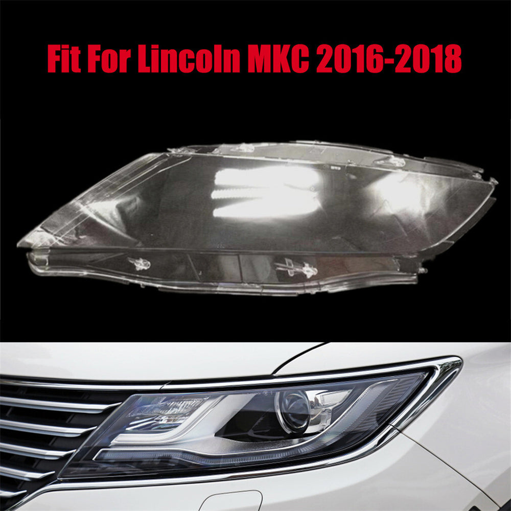 Headlight Headlamp Clear Lens Left Cover for Lincoln MKC 2016-2018