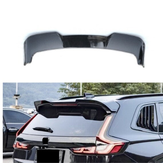 Fit For Honda CRV CR-V 2023-2024 Rear Spoiler Tail Trunk Lip Wing Bar Carbon ABS