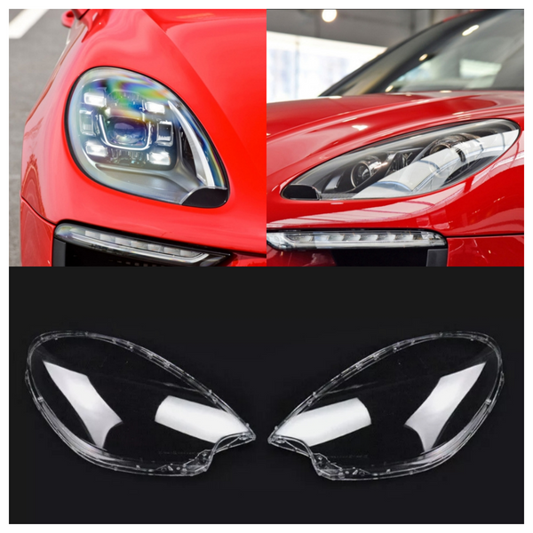 Lens Cover Headlight Shell Lamp Shade A For Porsche Macan 2014 2015 2016 2017