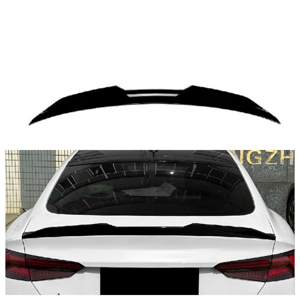 Gloss Black Rear Trunk Spoiler Wing Lip For Audi A5 SLINE S5 RS5 4Door 19-22 A