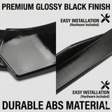 Glossy Black Front Bumper Lip Spoiler Wing Body Kit for Toyota Camry 1983-2026