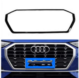 FOR Audi Q3 2019-2023 Glossy Black front bumper grill forming strip cover trim