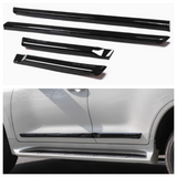 2010-2020 For Toyota Land Cruiser LC200 Black Side Door Body Panel Decor Trim
