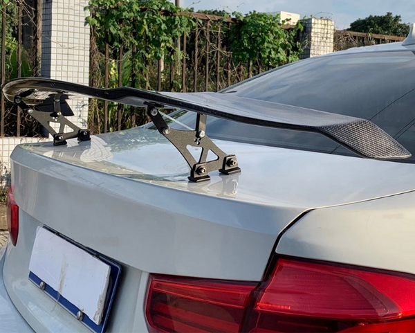 For BMW 3 Series M3 2005-2012 GT Dry Carbon Fiber Rear Trunk Spoiler Wing Flap