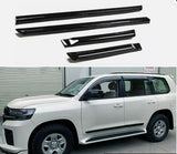 2010-2020 For Toyota Land Cruiser LC200 Black Side Door Body Panel Decor Trim