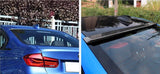 For BMW 3 Series M3 2013-2019 Dry Carbon Fiber Roof Trunk Spoiler Wing Flap 1PCS