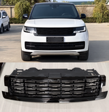 Black Front Bumper Hood Grille Fits Range Rover L460 Vogue 2023 2024 2025