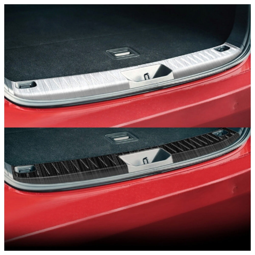 Stainless steel rear door plate fits for Mazda CX-60 2022-2024 2PCS Black