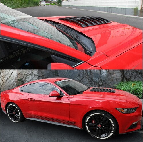 For Ford Mustang 16-21 GT500 Matte Black Engine Hood Air Outlet Vent Cover1PCS